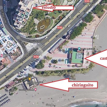 Estudio en Benalbeach, vistas mar, primera línea playa Benalmádena Exterior foto