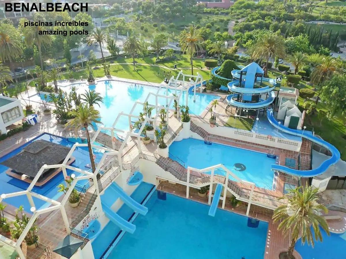 Estudio en Benalbeach, vistas mar, primera línea playa Benalmádena Exterior foto